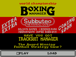 World Championship Boxing Manager (1990)(Goliath Games)